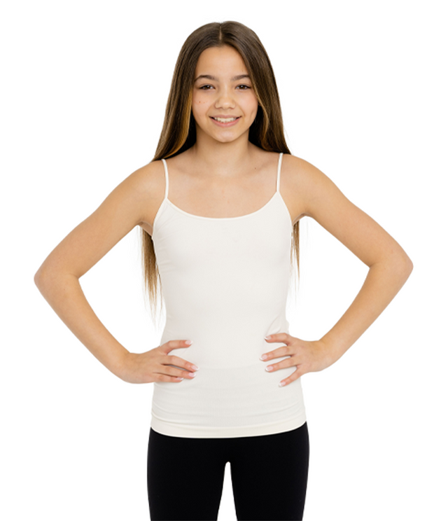 Girl's (10-14) Solid Full Cami