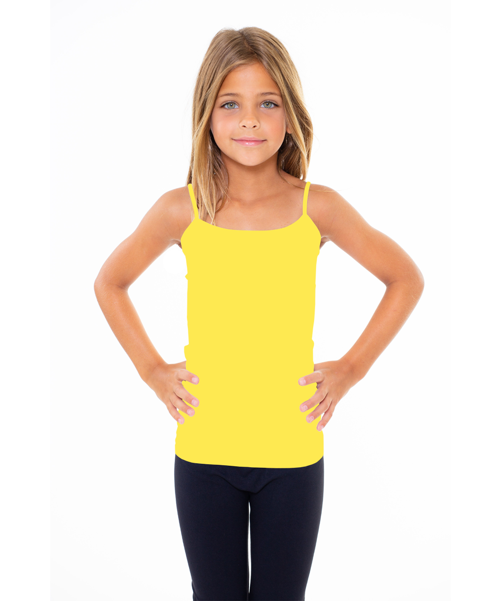 Girl's (7-10) Solid Full Cami