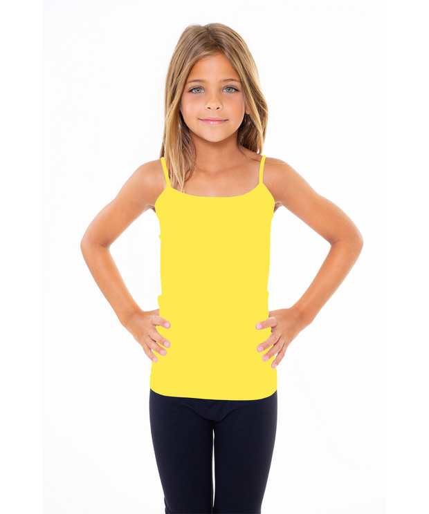 Girl's (7-10) Solid Full Cami