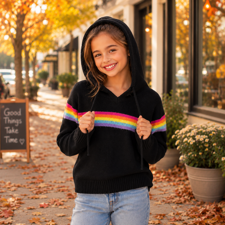 "The Rainbow" Sweater for Girls and Tweens for Fall
