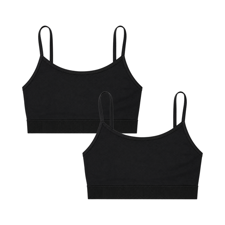 Girl's (7-14) Bandeau Bra Cami / Set of 2
