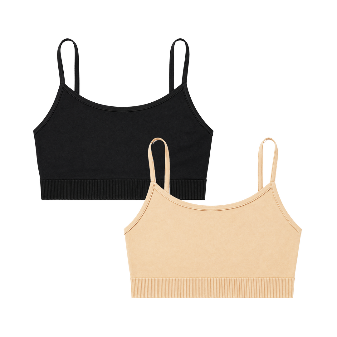 Girl's (7-14) Bandeau Bra Cami / Set of 2