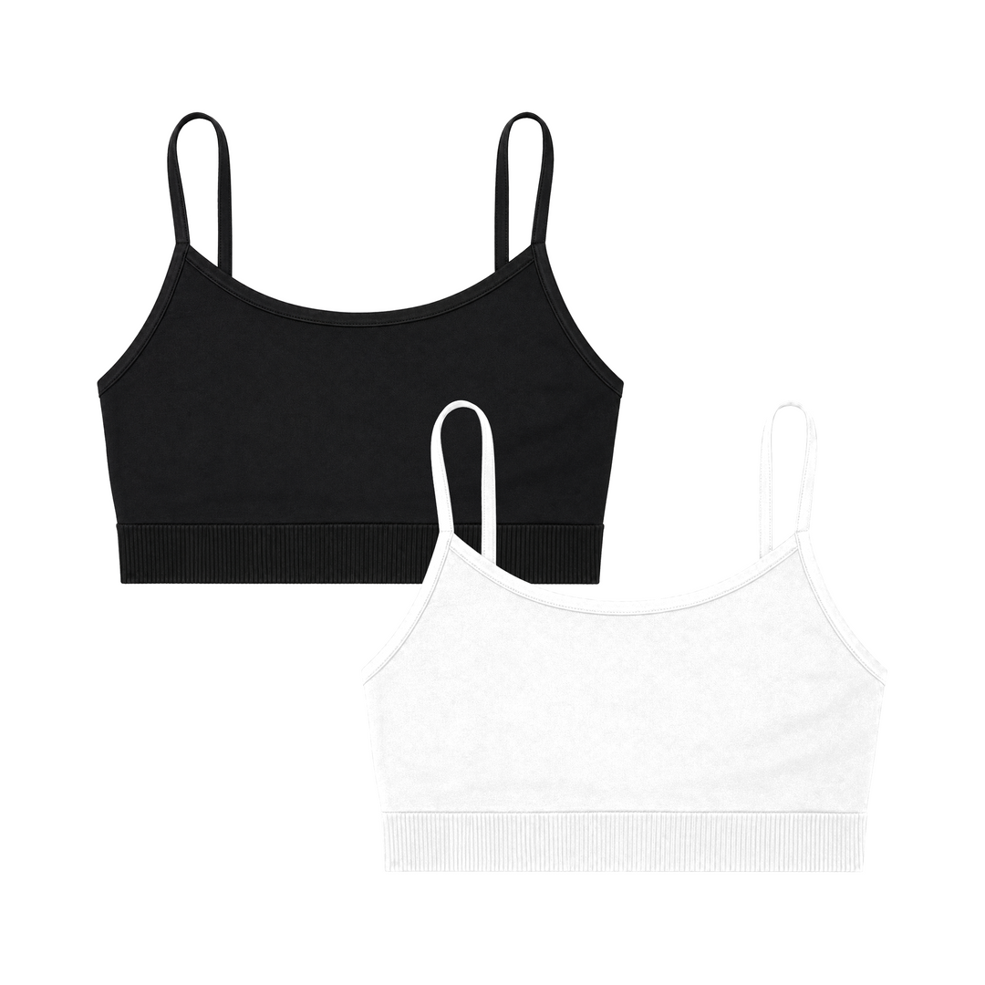 Girl's (7-14) Bandeau Bra Cami / Set of 2