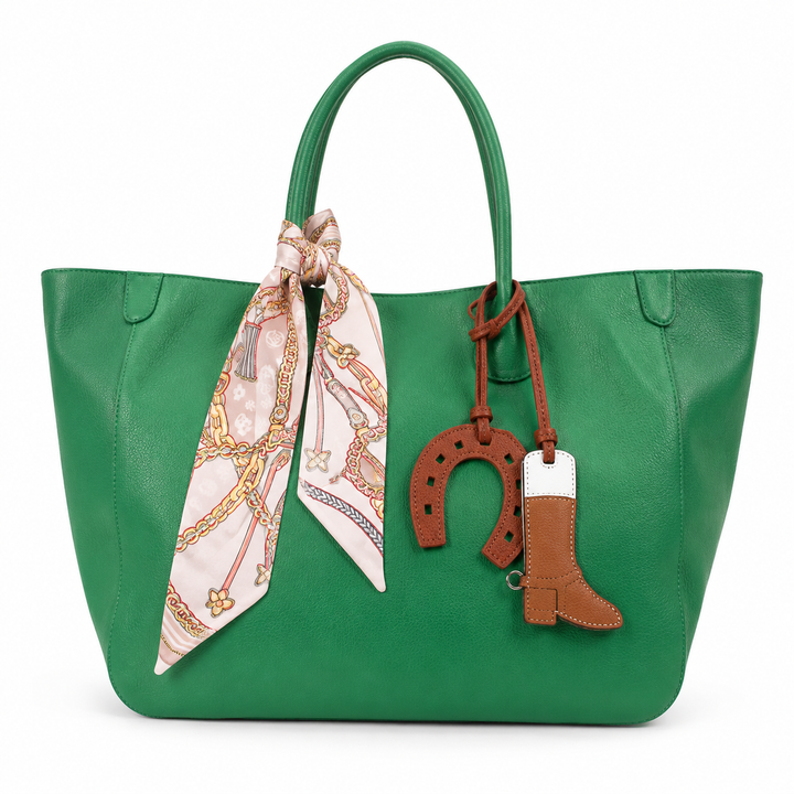"The Madison" Faux Leather Tote Bag