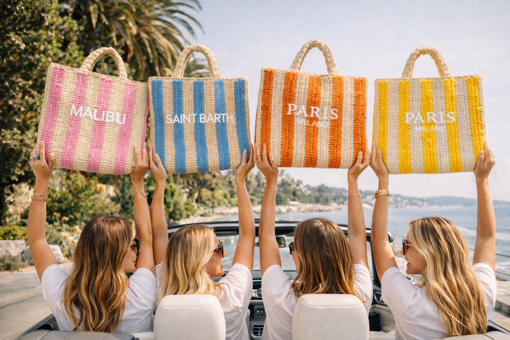 Raffia Beach Tote Bag