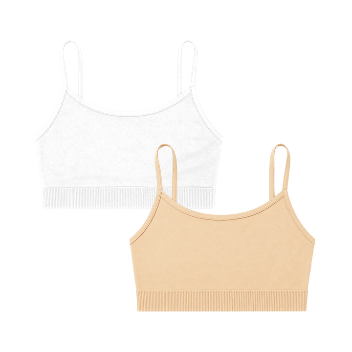 Girl's (7-14) Bandeau Bra Cami / Set of 2