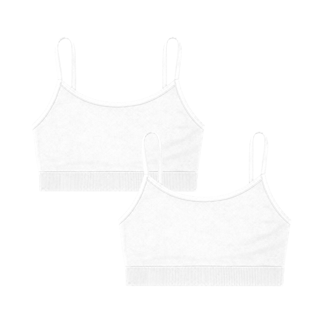 Girl's (7-14) Bandeau Bra Cami / Set of 2