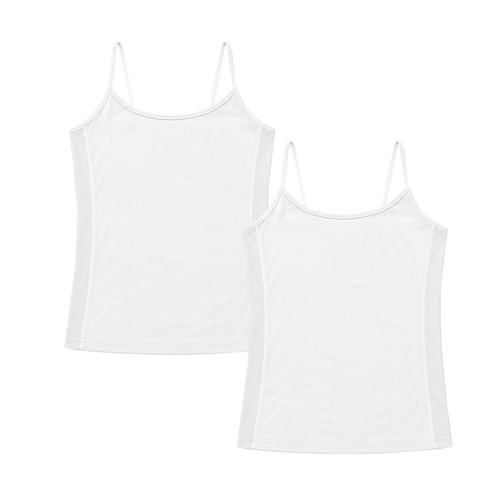 Girl's (10-14) Solid Full Cami / Set of 2