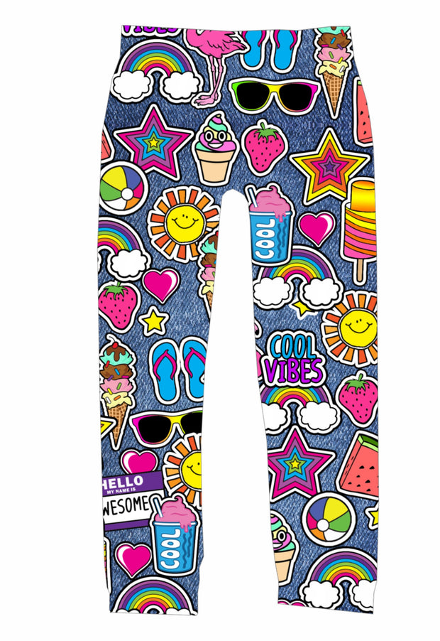 Dani Kates Cool Vibes Leggings One Size (12 and up)