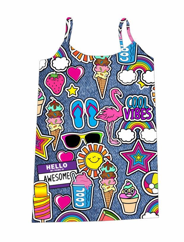Cool Vibes Full Cami for Girls 7-10