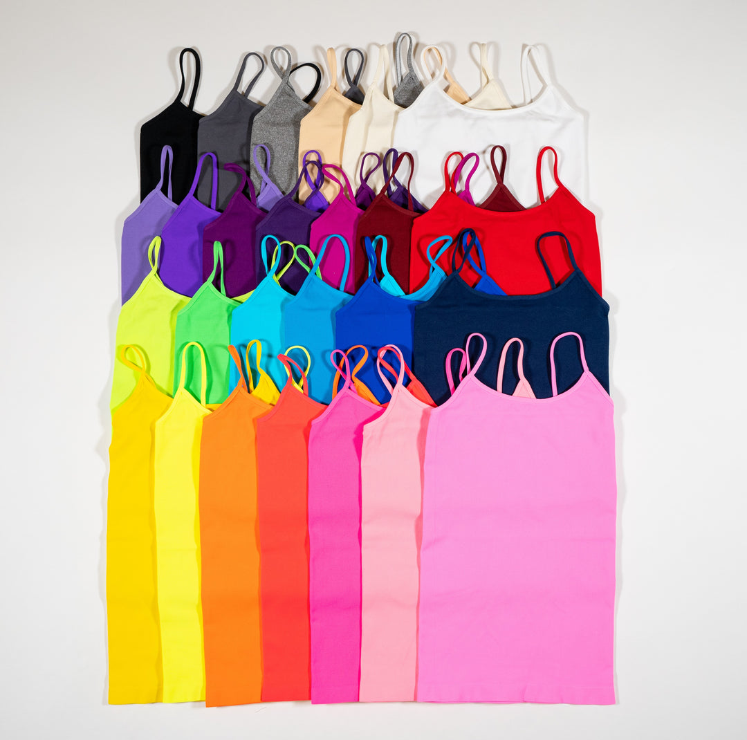 Girl's (7-10) Solid Full Cami
