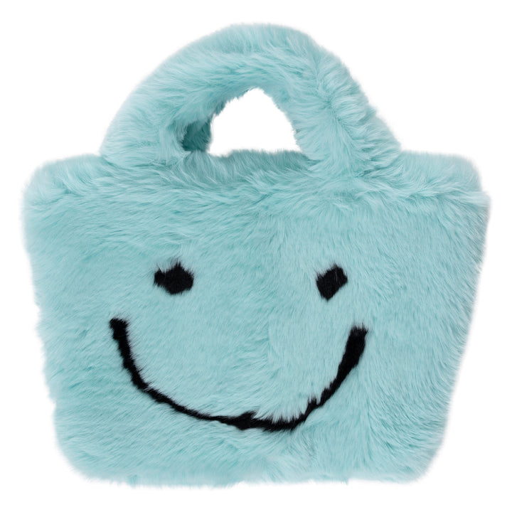 Fuzzy Happy Faces Purse