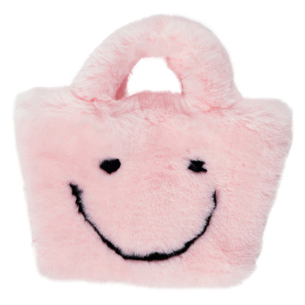Awesome Smiley Face Bag - Super Fuzzy | hotRAGS.com