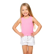 Little Girl's (4-6x) Spring Color Palette - Sleeveless Ribbed Top