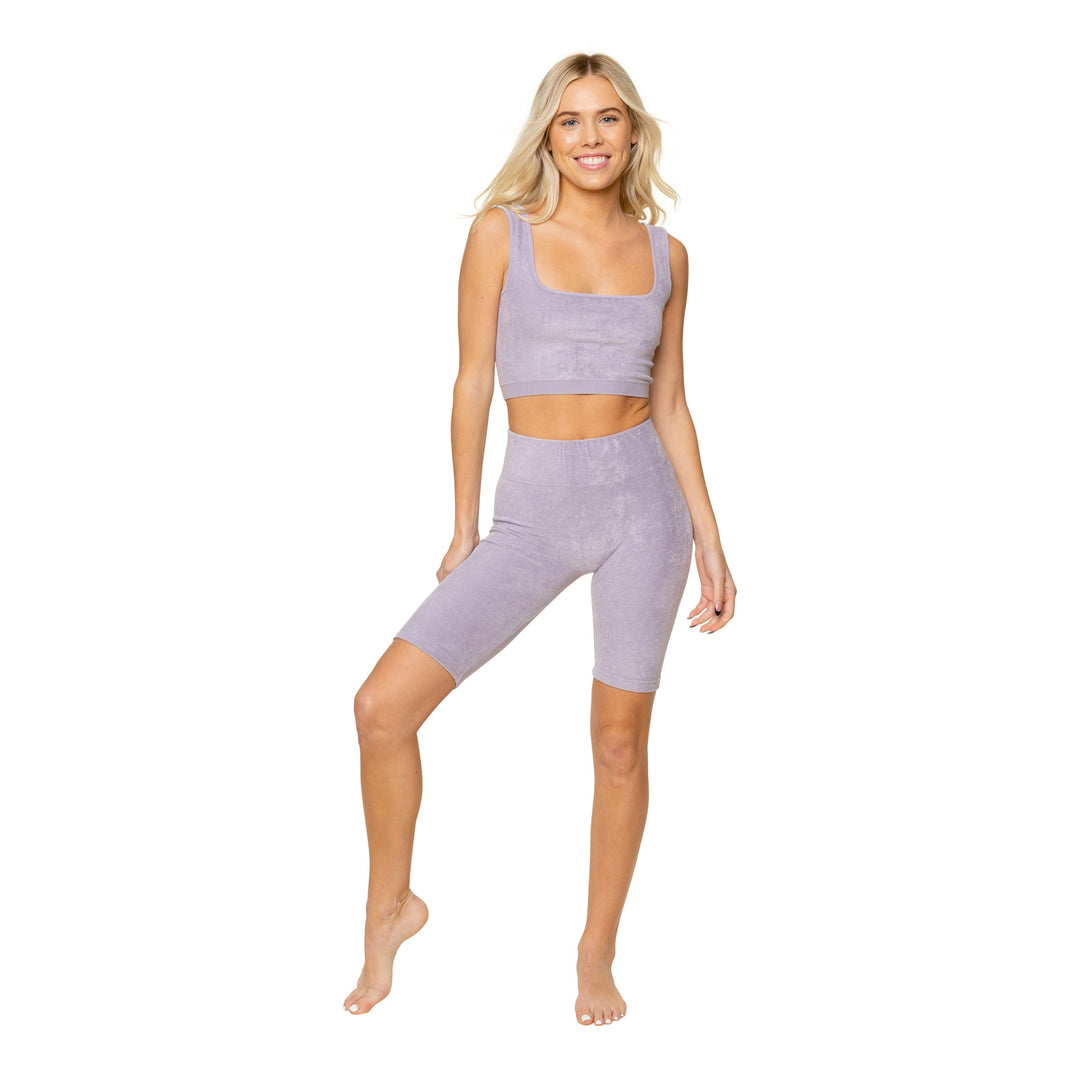 French Terry Crop Tank Top for Juniors