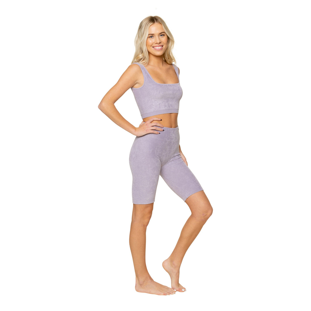French Terry Crop Tank Top for Juniors