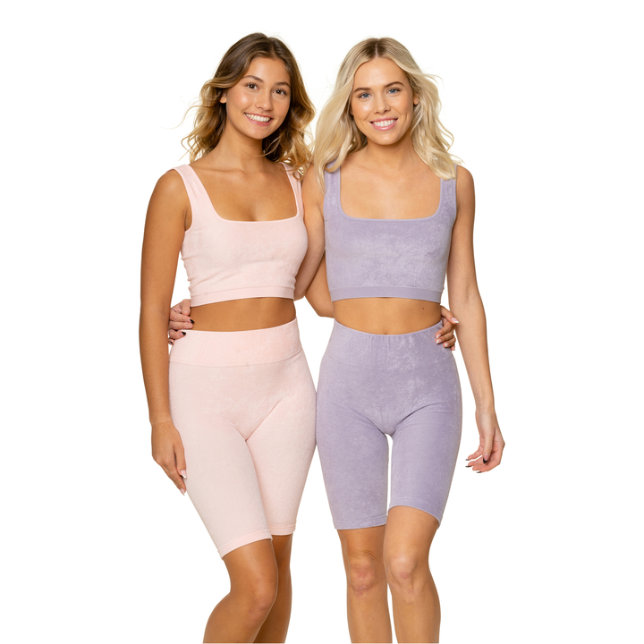 French Terry Crop Tank Top for Juniors