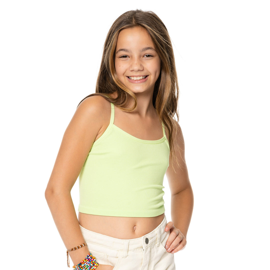Girl's (8-12) Crop Cami with Adjustable Straps