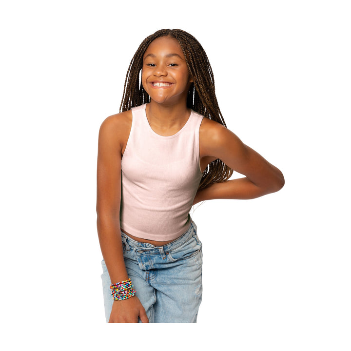 Girl's (8-12) Sleeveless Seamless Top