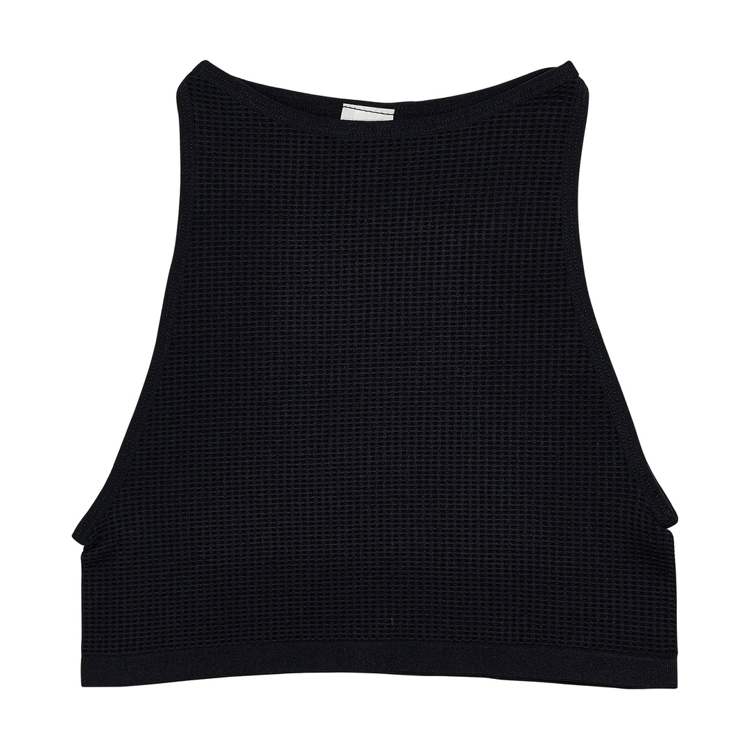 Girl's (8-12) Sleeveless Ribbed Crop Top