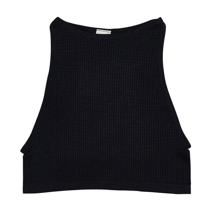 Girl's (8-12) Sleeveless Ribbed Crop Top