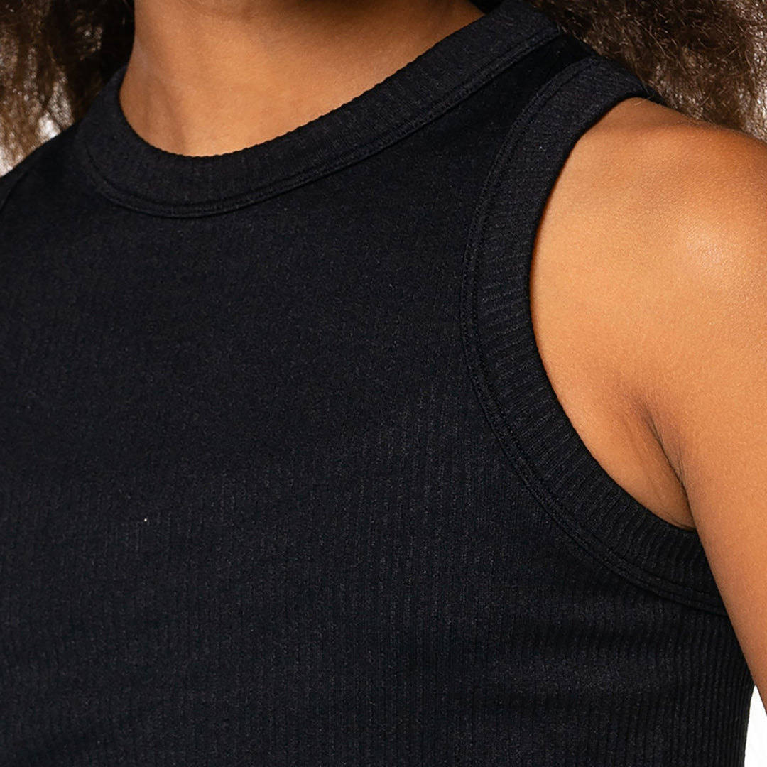 Girl's (8-12) Ribbed Crop Tank Top