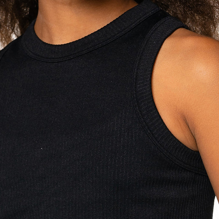 Girl's (8-12) Ribbed Crop Tank Top