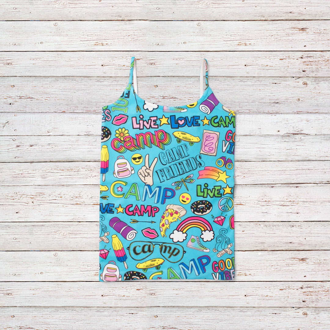 Girl's (7-10) Malibu Sugar Camp Full Cami
