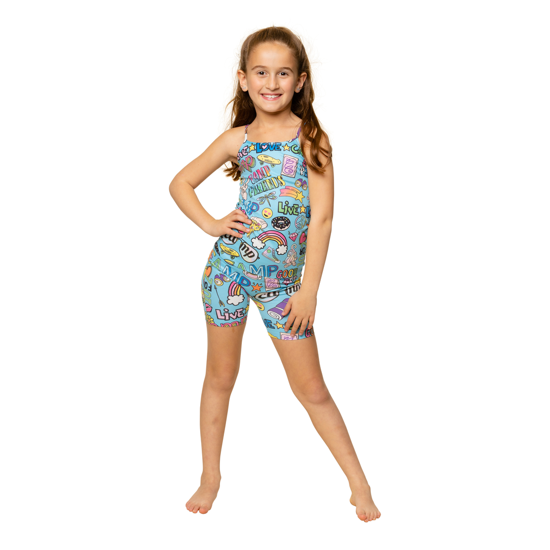 Girl's (7-12) Malibu Sugar Camp Bike Short