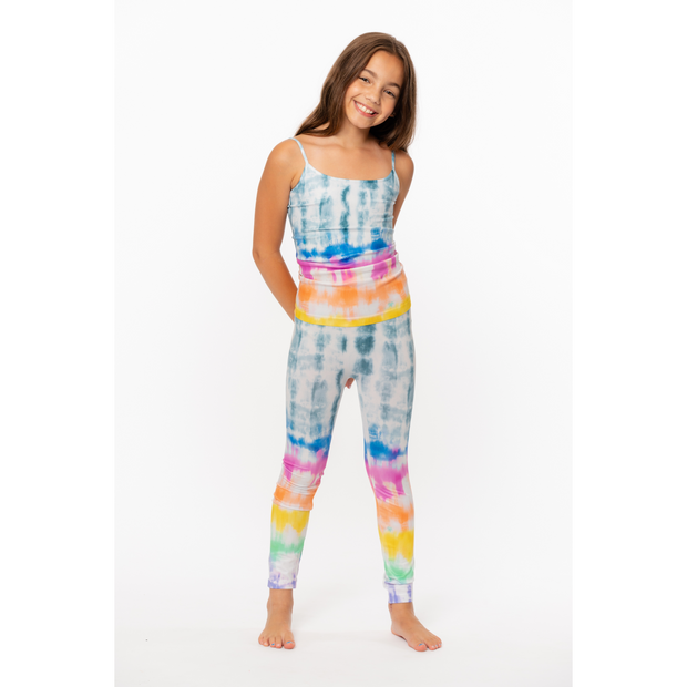 Rainbow at Night Tie Dye Print Full Cami for Girls 7-10