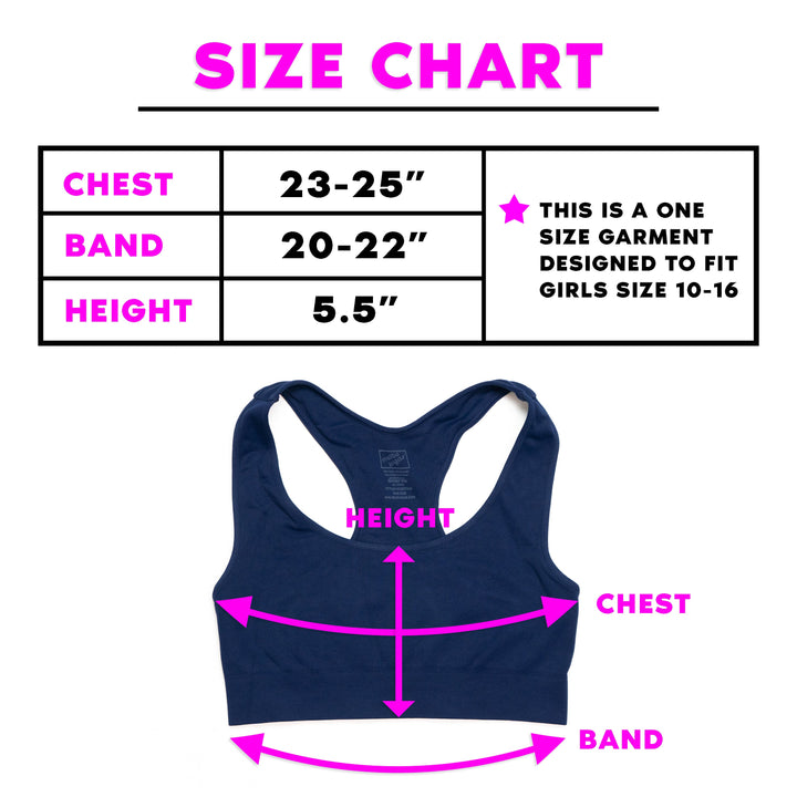 Junior "CHEER" Sports Bra