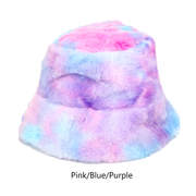 Tie Dye Fuzzy Bucket Hat