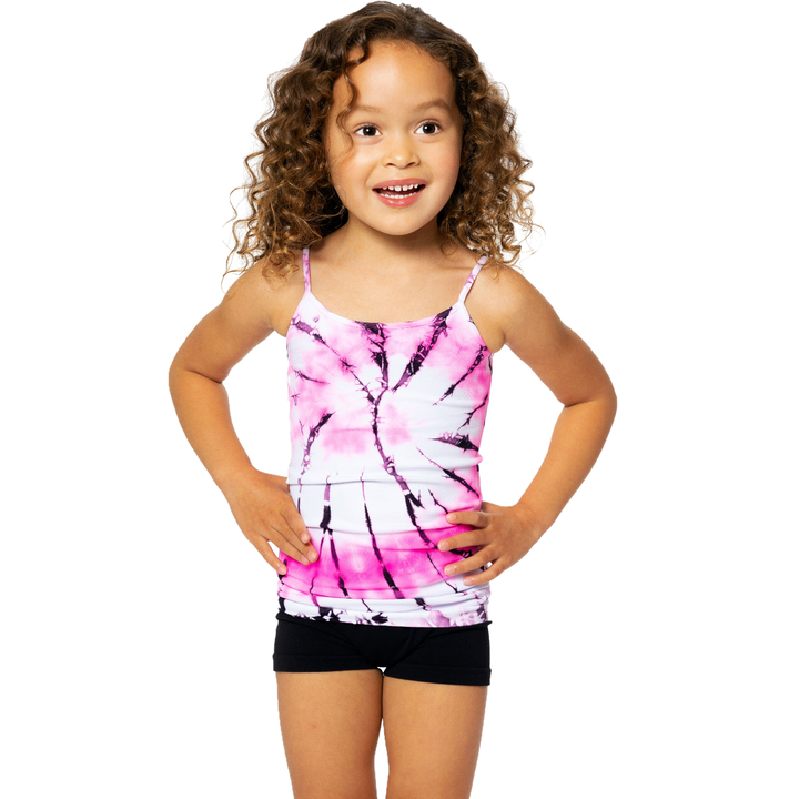 Little Girl's (4-6x) Swirl Tie Dye Full Length Cami