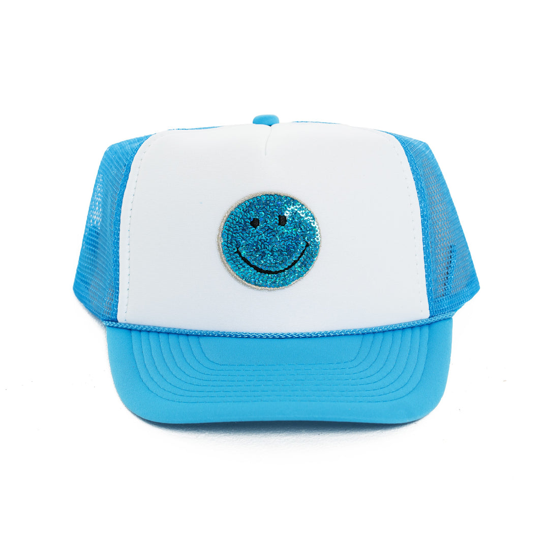 Trucker Hat with a "Happy Face" Patch