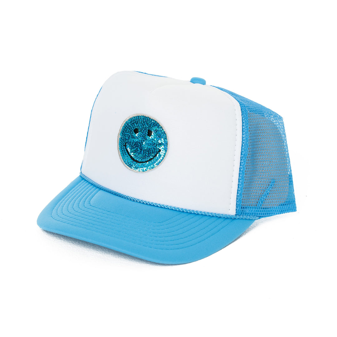 Trucker Hat with a "Happy Face" Patch