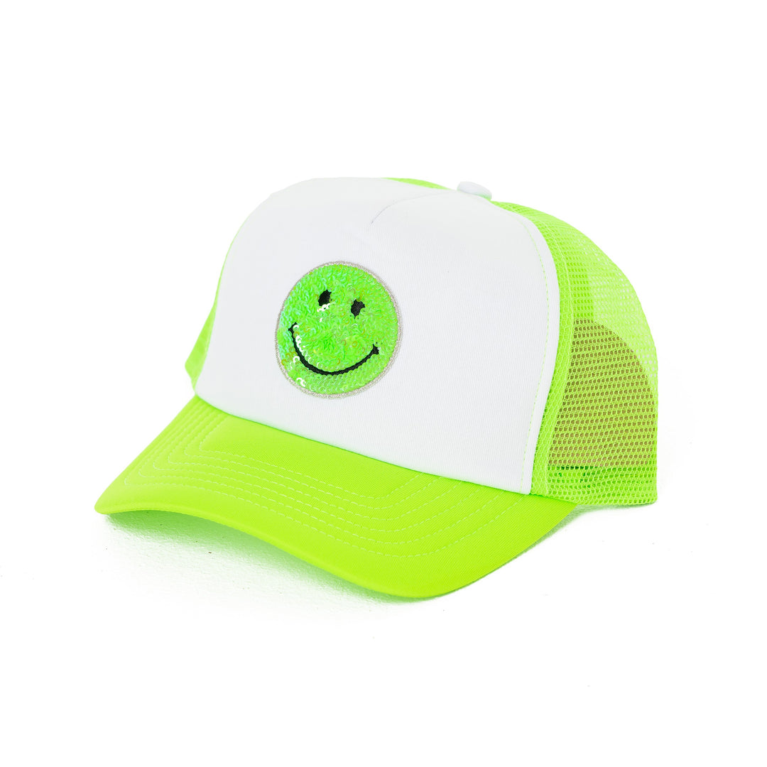 Trucker Hat with a "Happy Face" Patch
