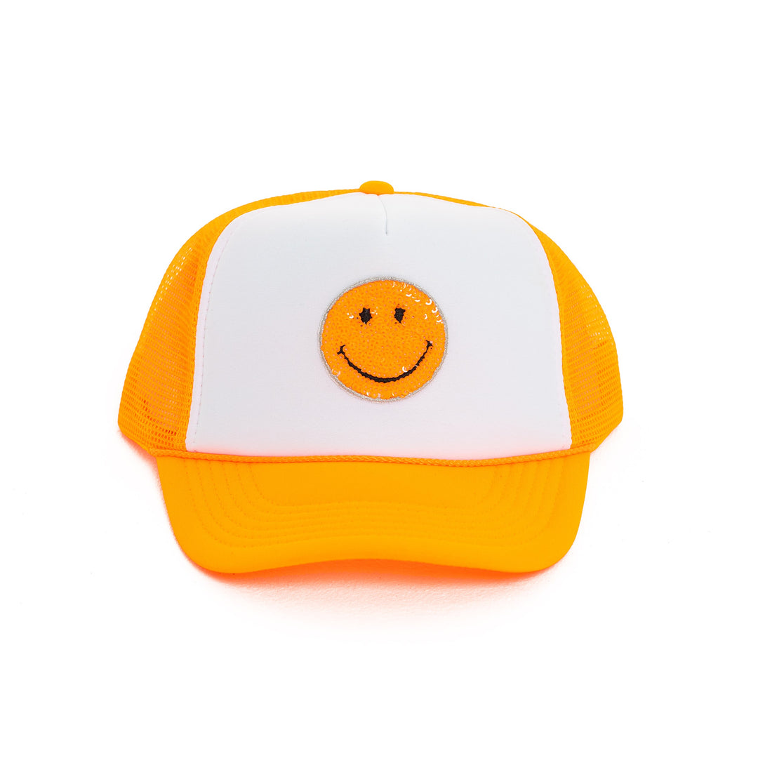 Trucker Hat with a "Happy Face" Patch
