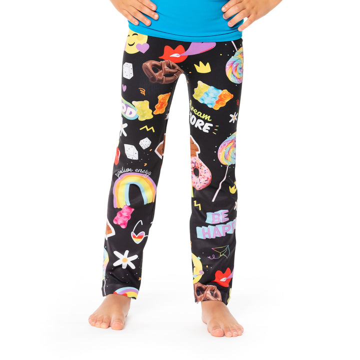 Little Girl's (4-7) Sweets & Treats Happy Faces Leggings