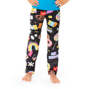 Sweets & Treats Happy Faces Leggings for Little Girls 4-6x