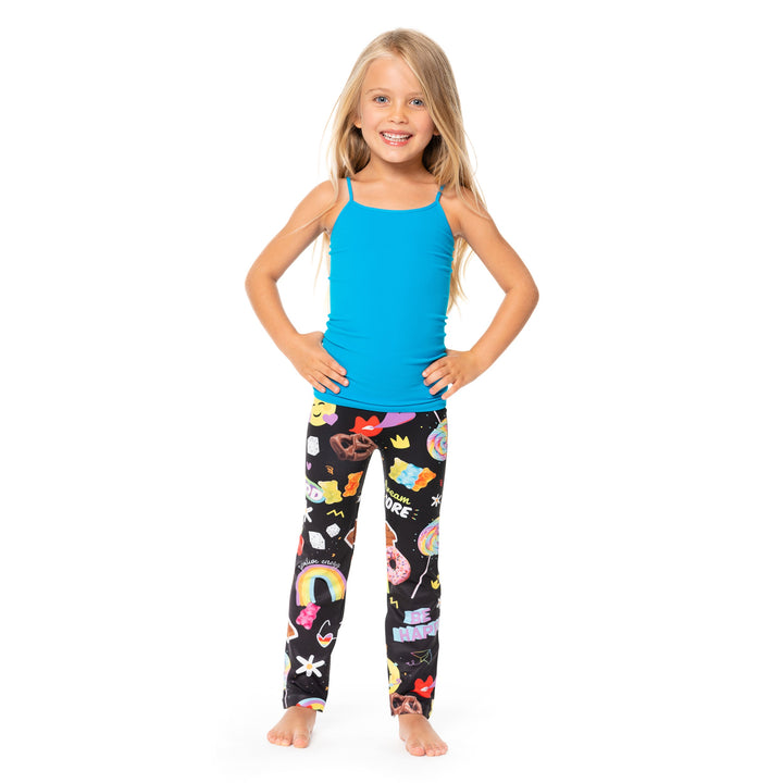 Little Girl's (4-7) Sweets & Treats Happy Faces Leggings