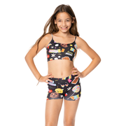 Girl's (8-12) Sweets & Treats Happy Faces Bandeau Bra Cami