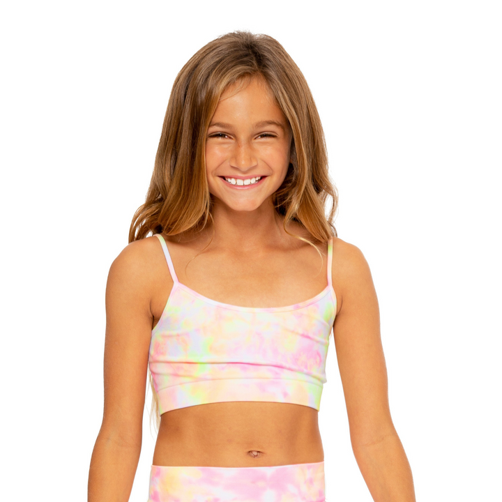 Little Girls (4-6x) Tie Dye Water Color Bra Cami