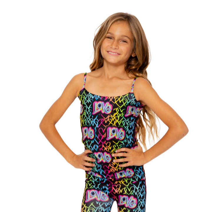 Girl's (7-10) Love Is All You Need Full Cami