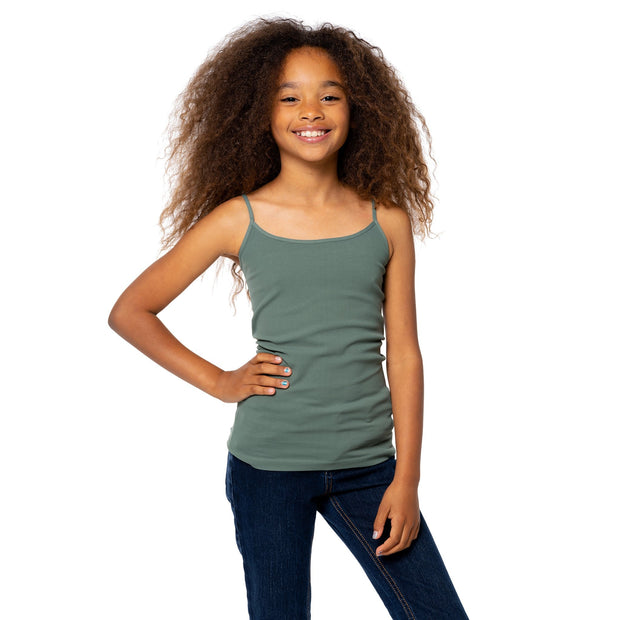Girl's (10-14) Fall Color Palette - Solid Full Cami
