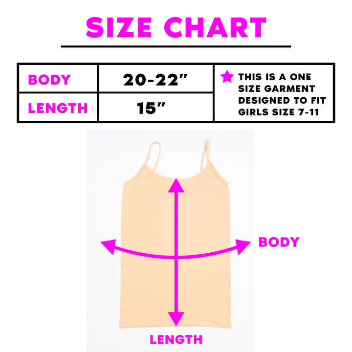 Girl's (7-10) Solid Full Cami