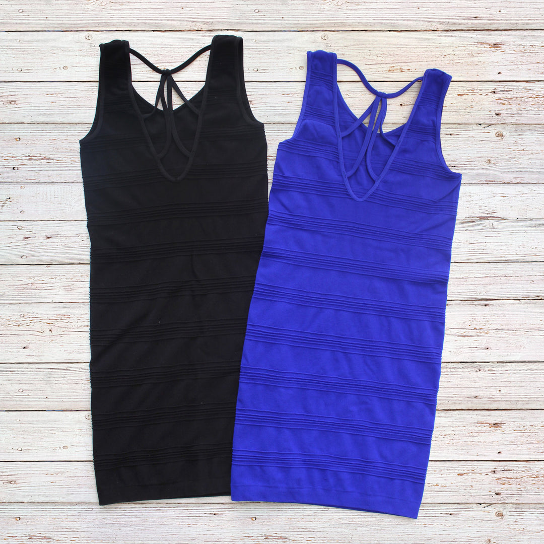 Girl's (8-12) Cage Back Tank Dress