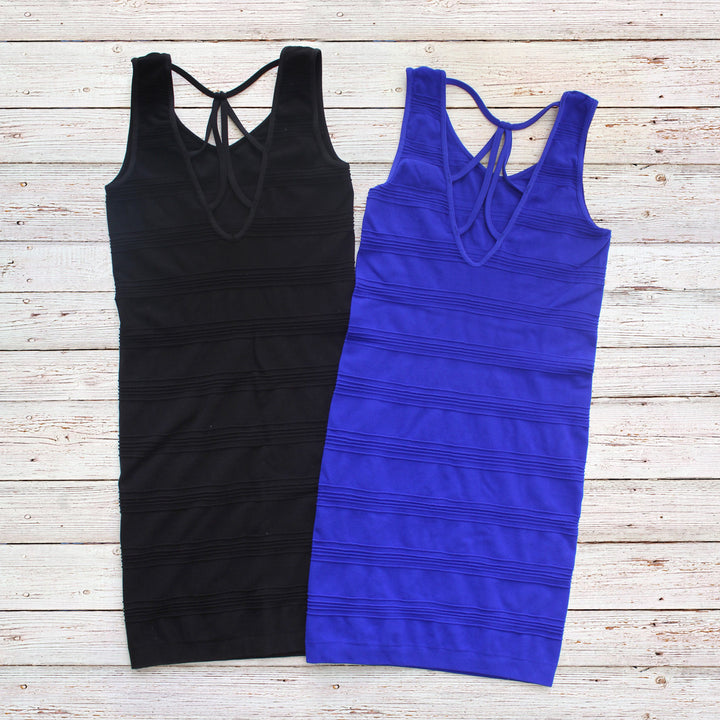 Girl's (8-12) Cage Back Tank Dress