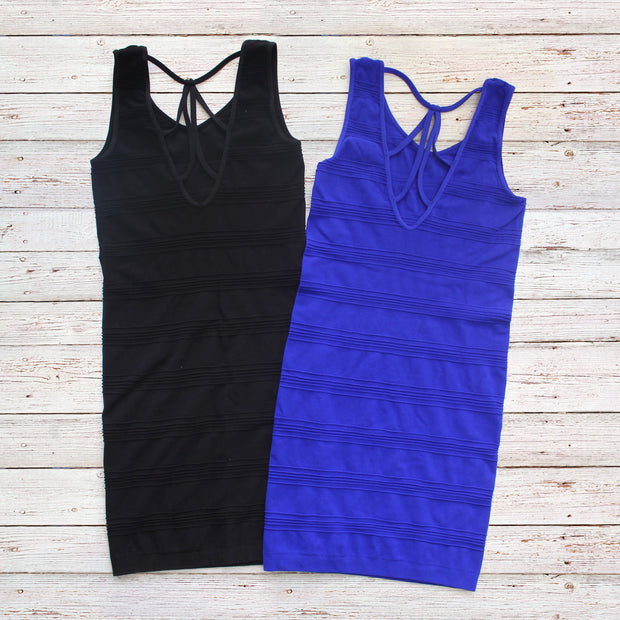 Cage Back Tank Dress for Girls 7-14