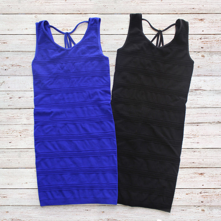Girl's (8-12) Cage Back Tank Dress