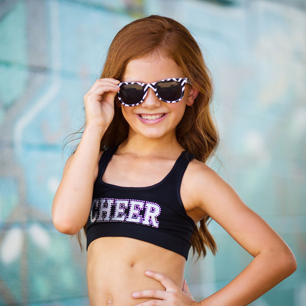 Little Girl's (4-6x) CHEER Sports Bra – Malibu Sugar